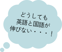 どうしても英語と国語が伸びない・・・！